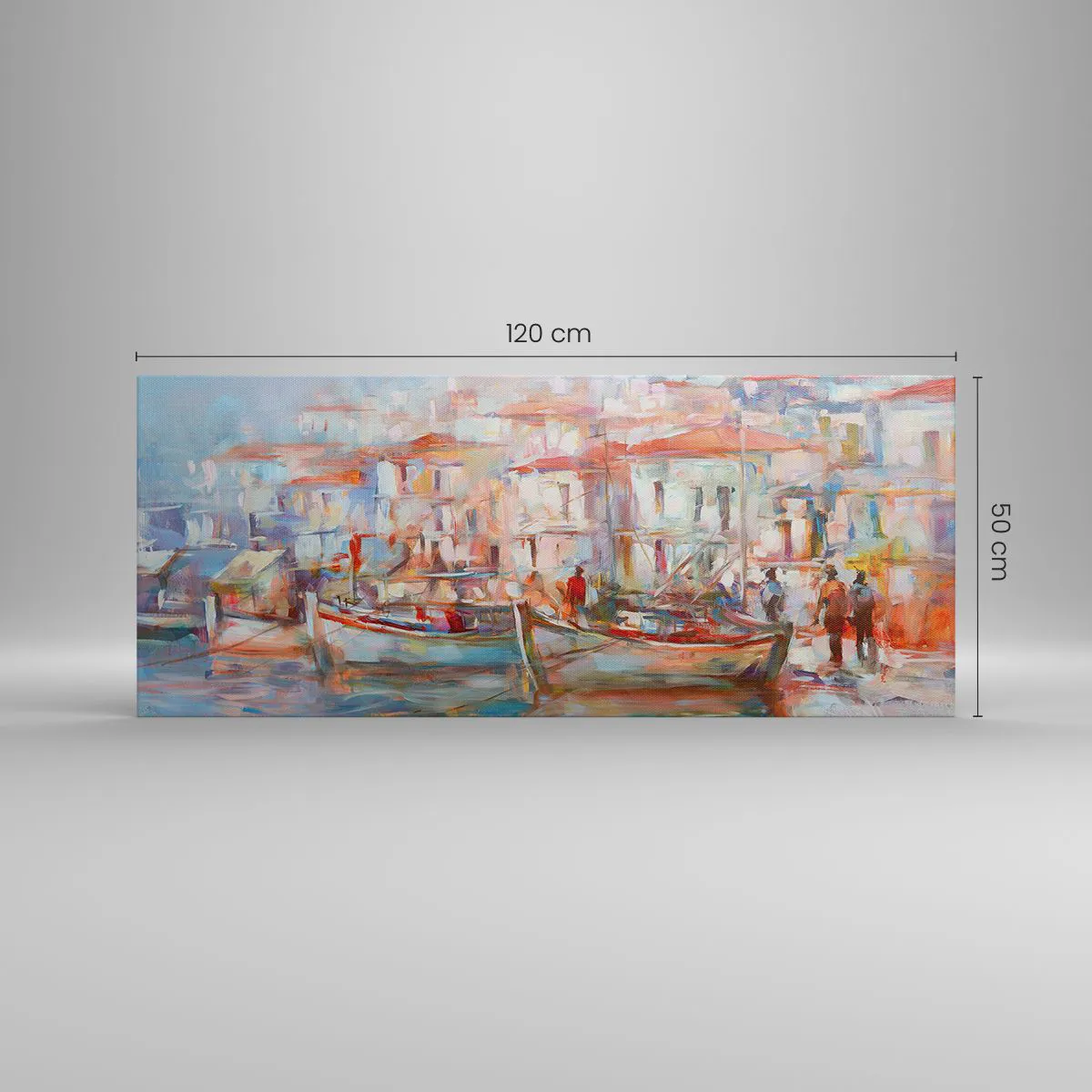 Vászonkép - Pasztell vakáció - 120x50 cm