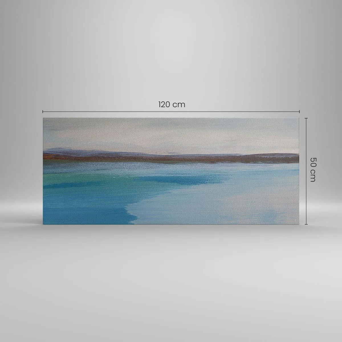 Lærredstryk - Billede på lærred - Horisontalt landskab - 120x50 cm