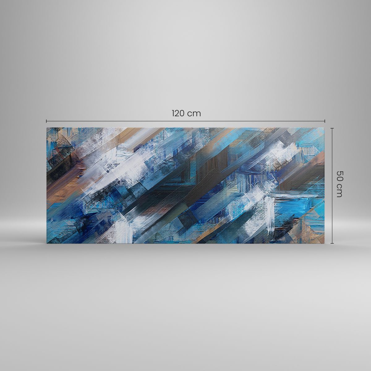 Tableau Toile Abstrait Moderne – Impression 120x50cm – ARTTOR Ref AB120x50-3591