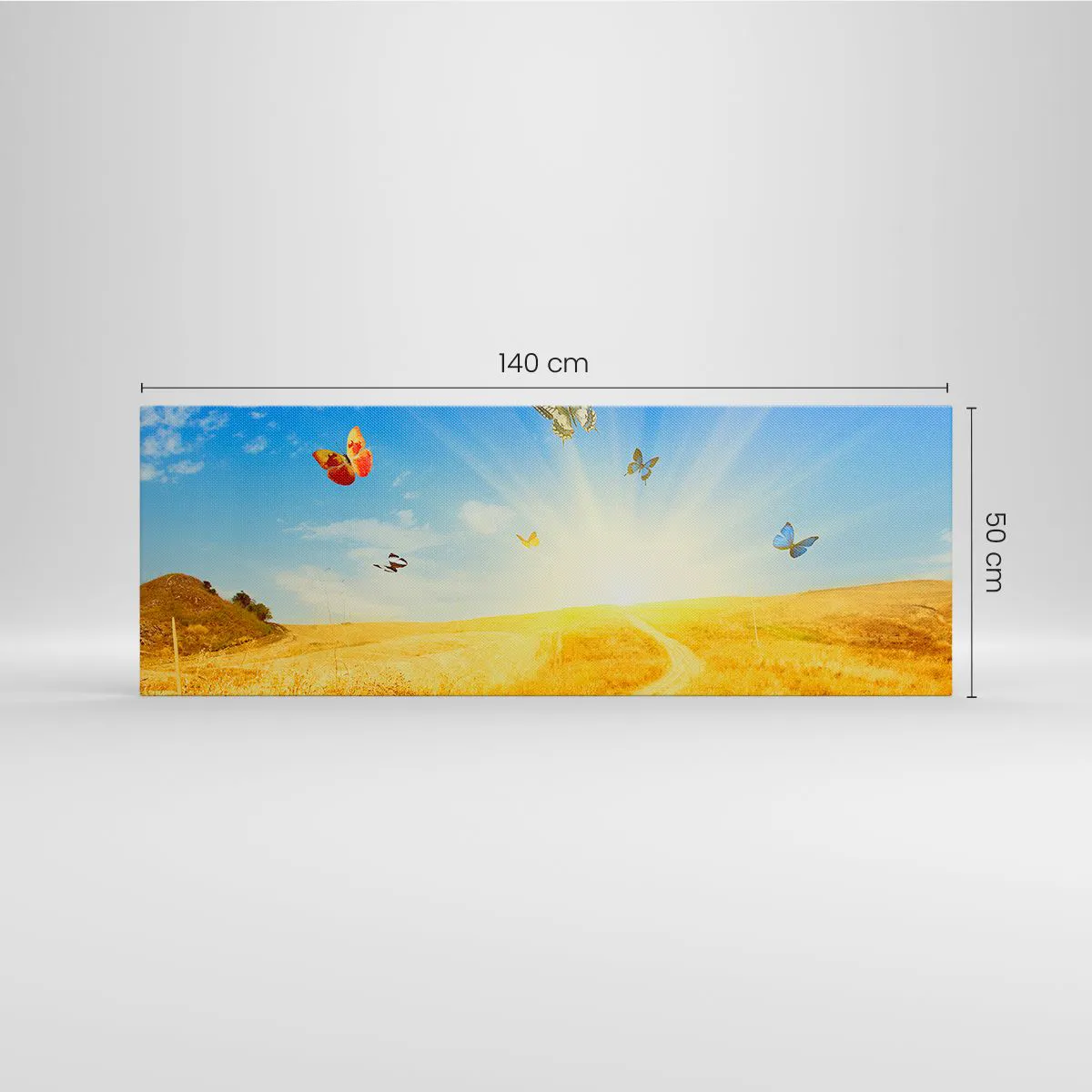 Canvas picture - How Can You Not Love the Summer? - 140x50 cm