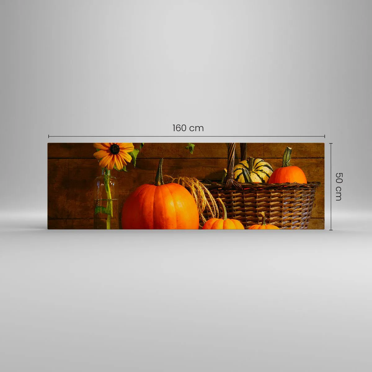 Canvas picture - Rustic Composition - Fruit of Autumn - 160x50 cm