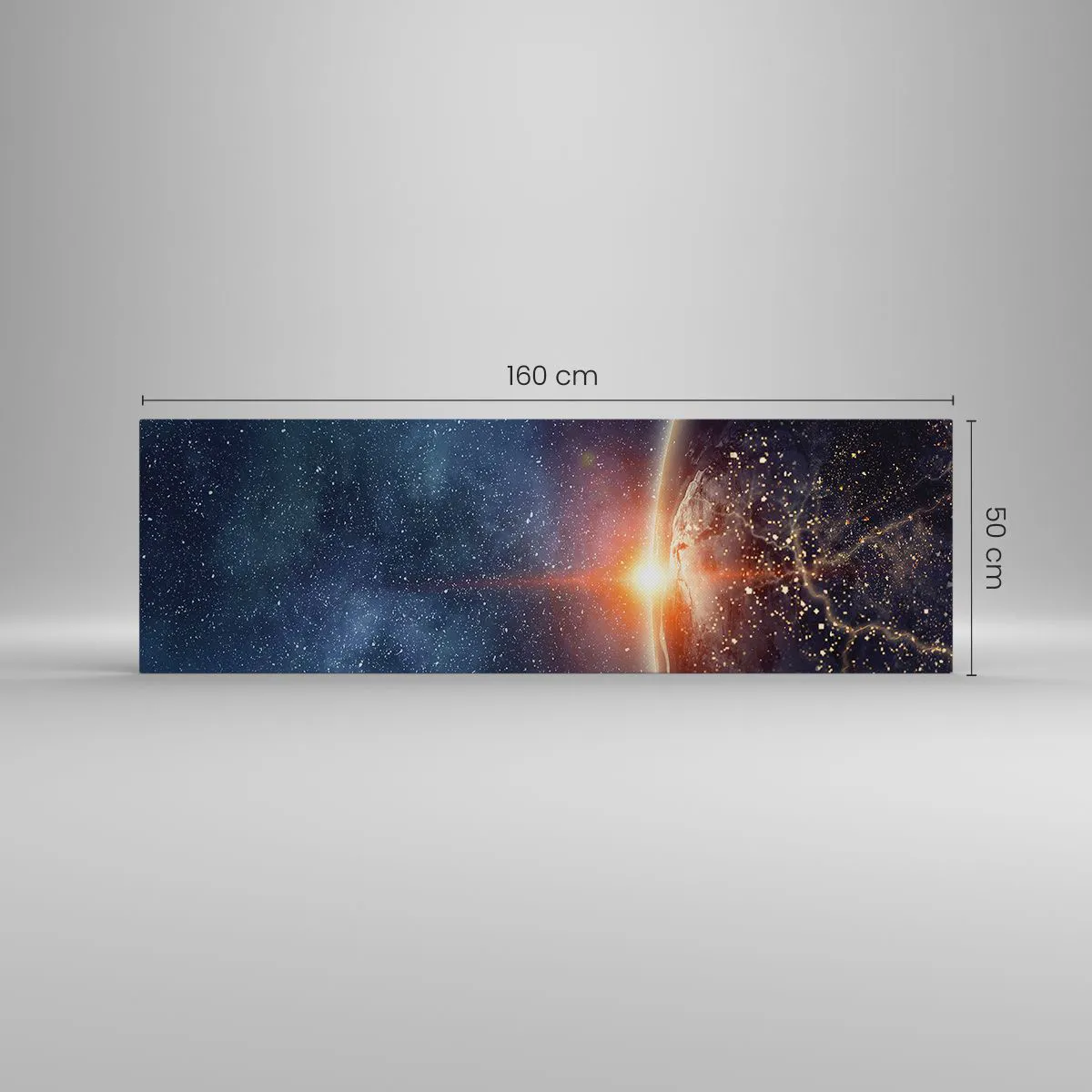 Canvas picture - In a New Perspective - 160x50 cm