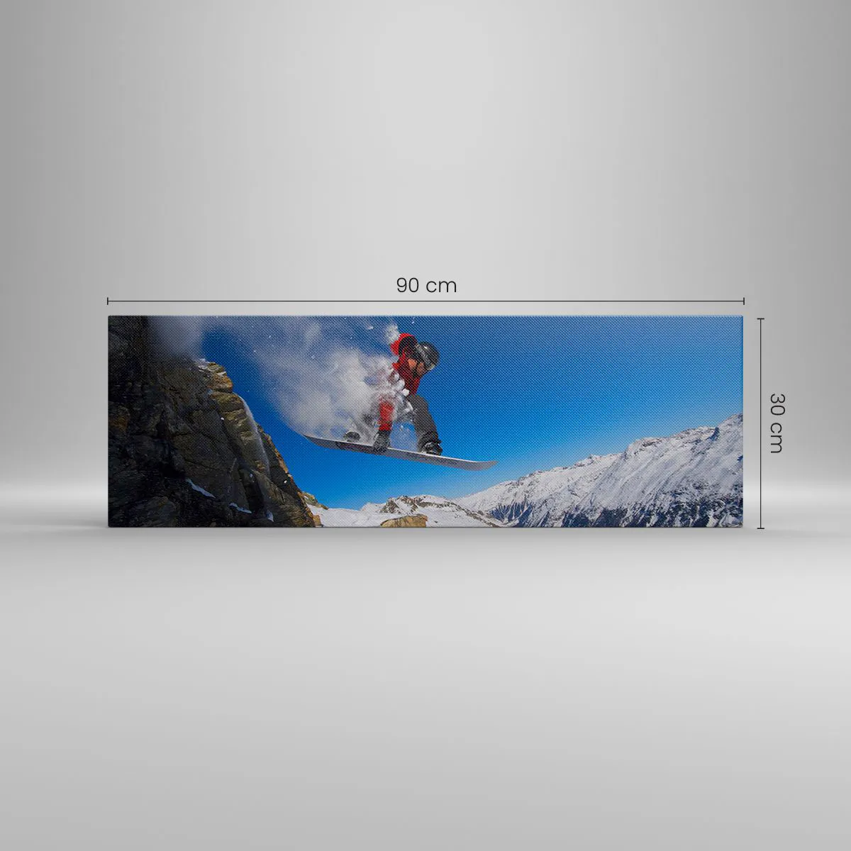 Canvas picture - And You Became Part of Space - 90x30 cm