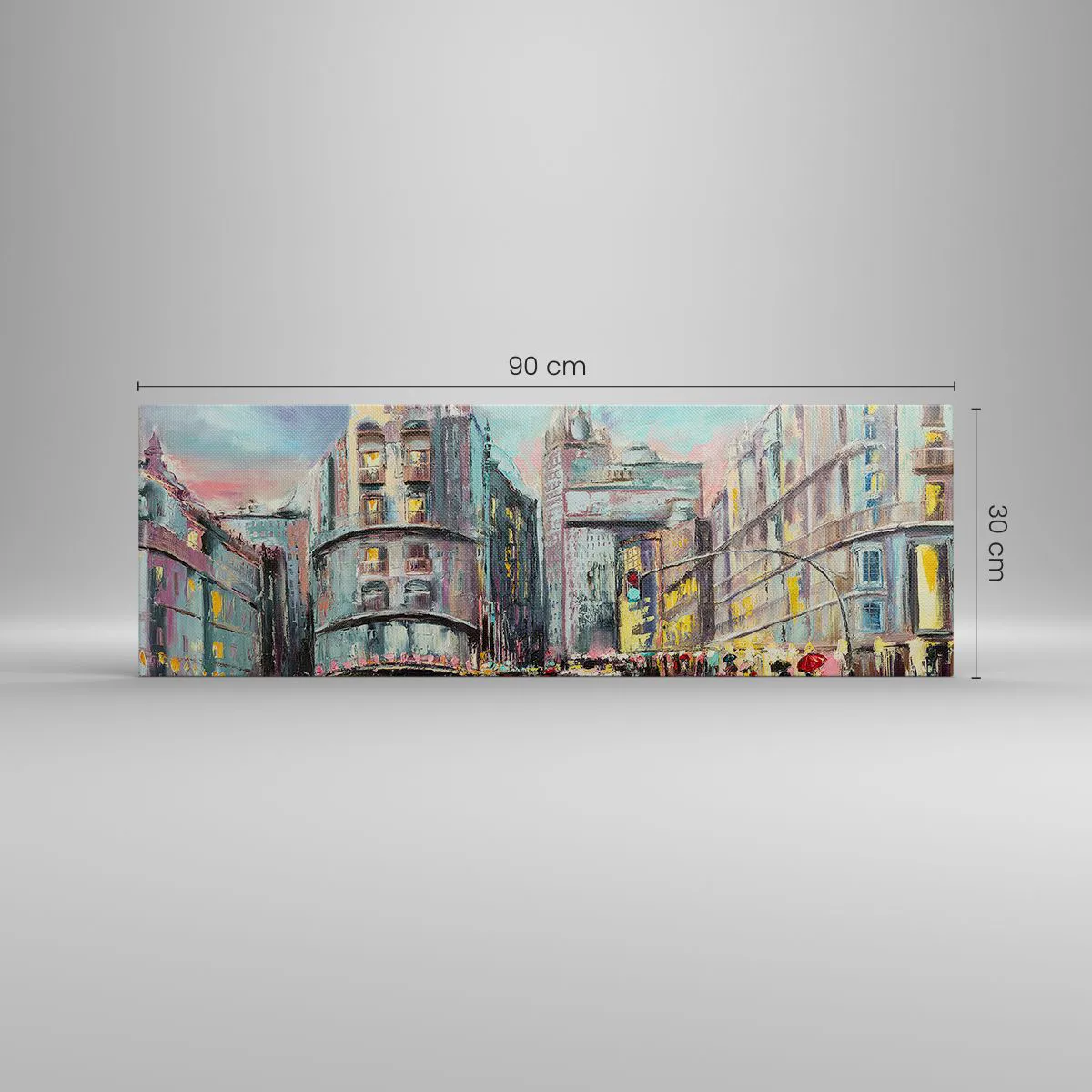 Canvas picture - It Will Be a Great Evening - 90x30 cm