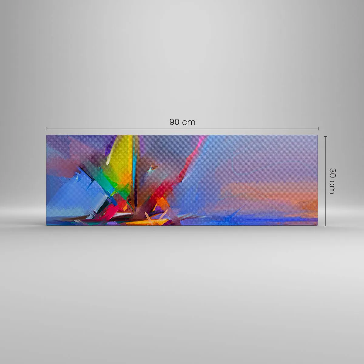 Obraz na płótnie - Śmigła jak ptak - 90x30 cm