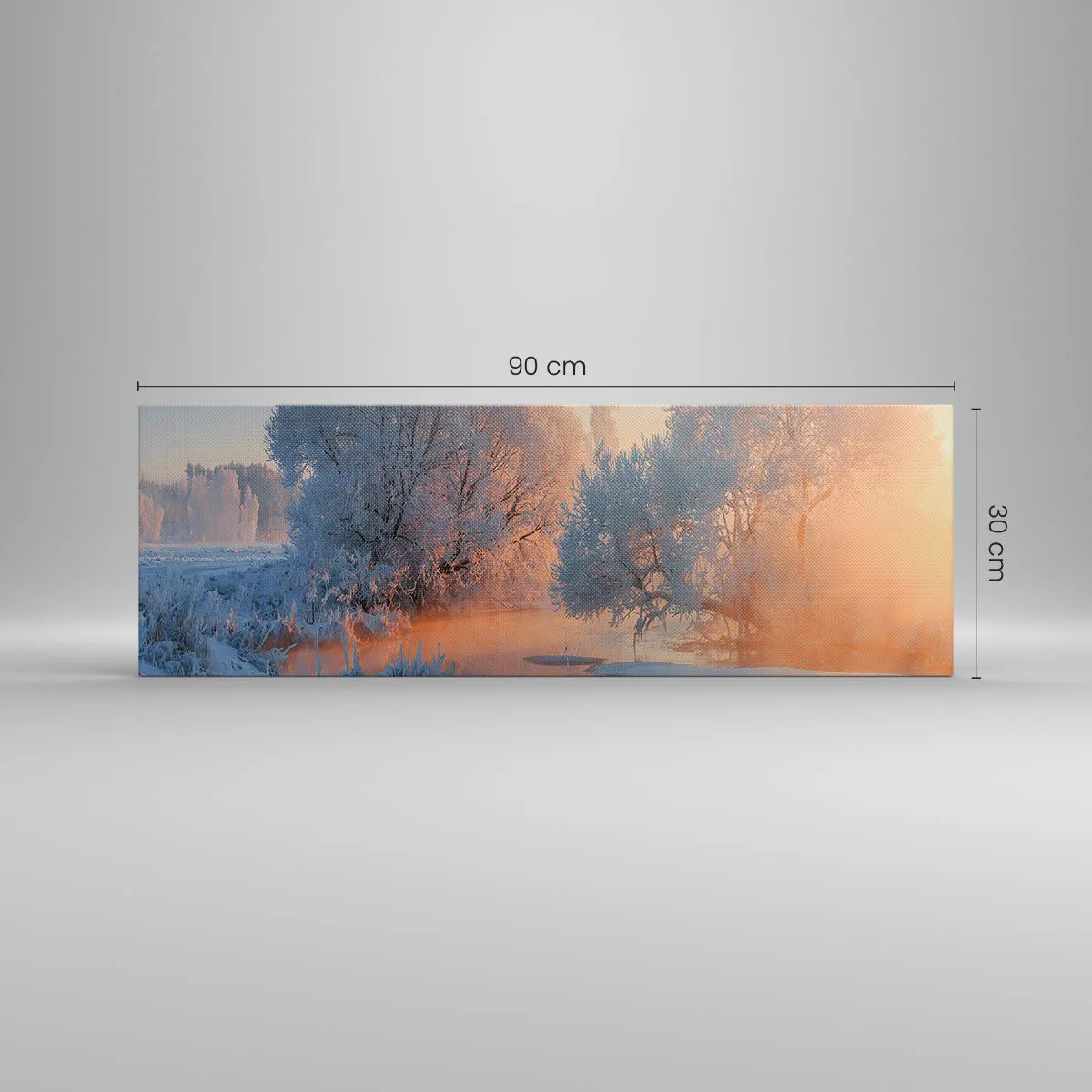 Canvas picture - Everything Shines in Sunny Crystal - 90x30 cm