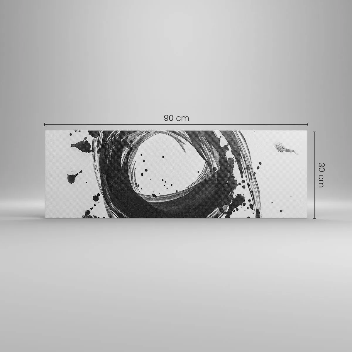 Impression sur toile - Image sur toile - Le tourbillon de la création - 90x30 cm