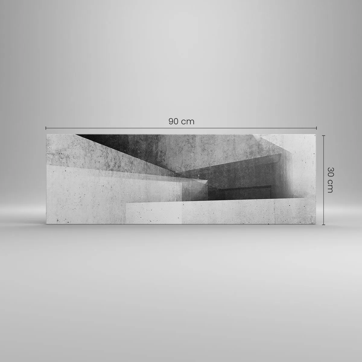 Tablou pe pânză - Structura spațiului - 90x30 cm