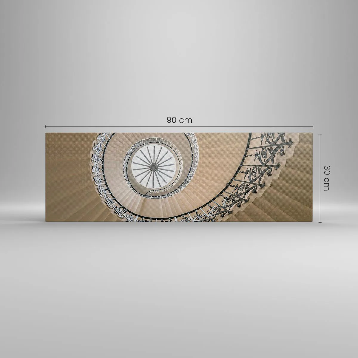 Obraz na plátně - Uvnitř mušle - 90x30 cm