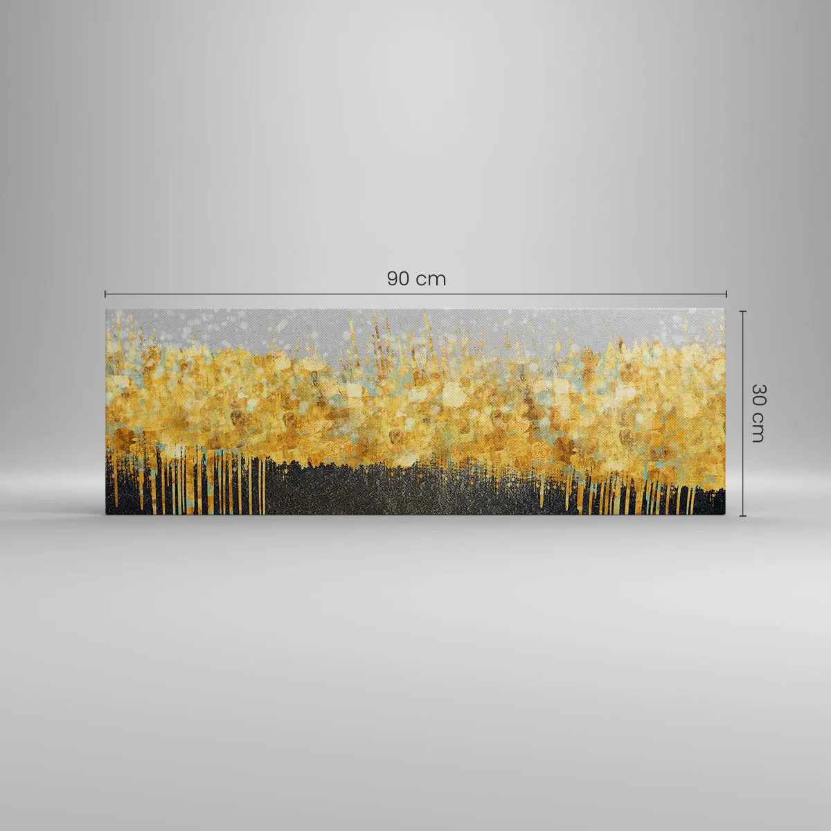 Obraz na plátne - Dovnútra a nahor - 90x30 cm