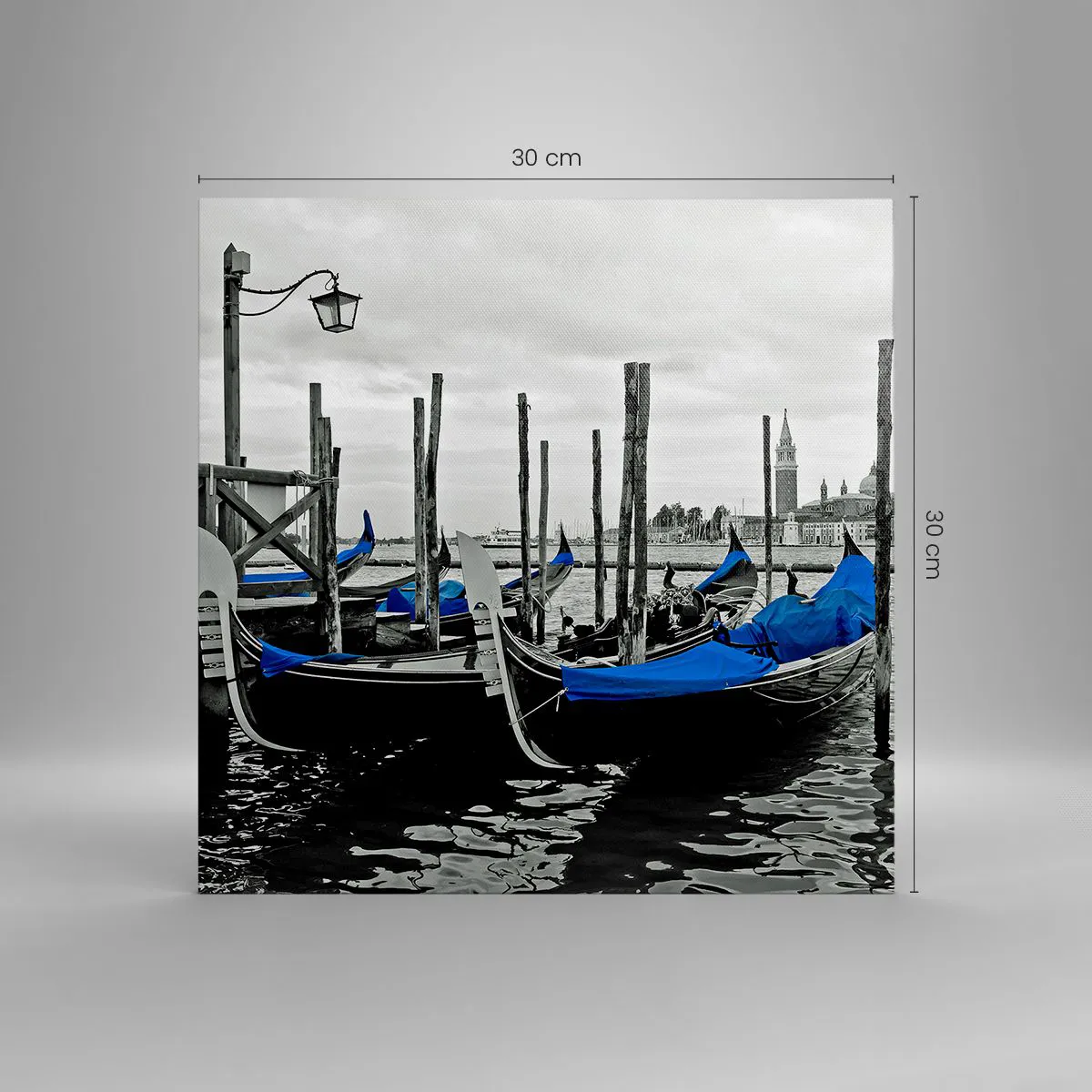 Impression sur toile - Image sur toile - Venise pensive - 30x30 cm