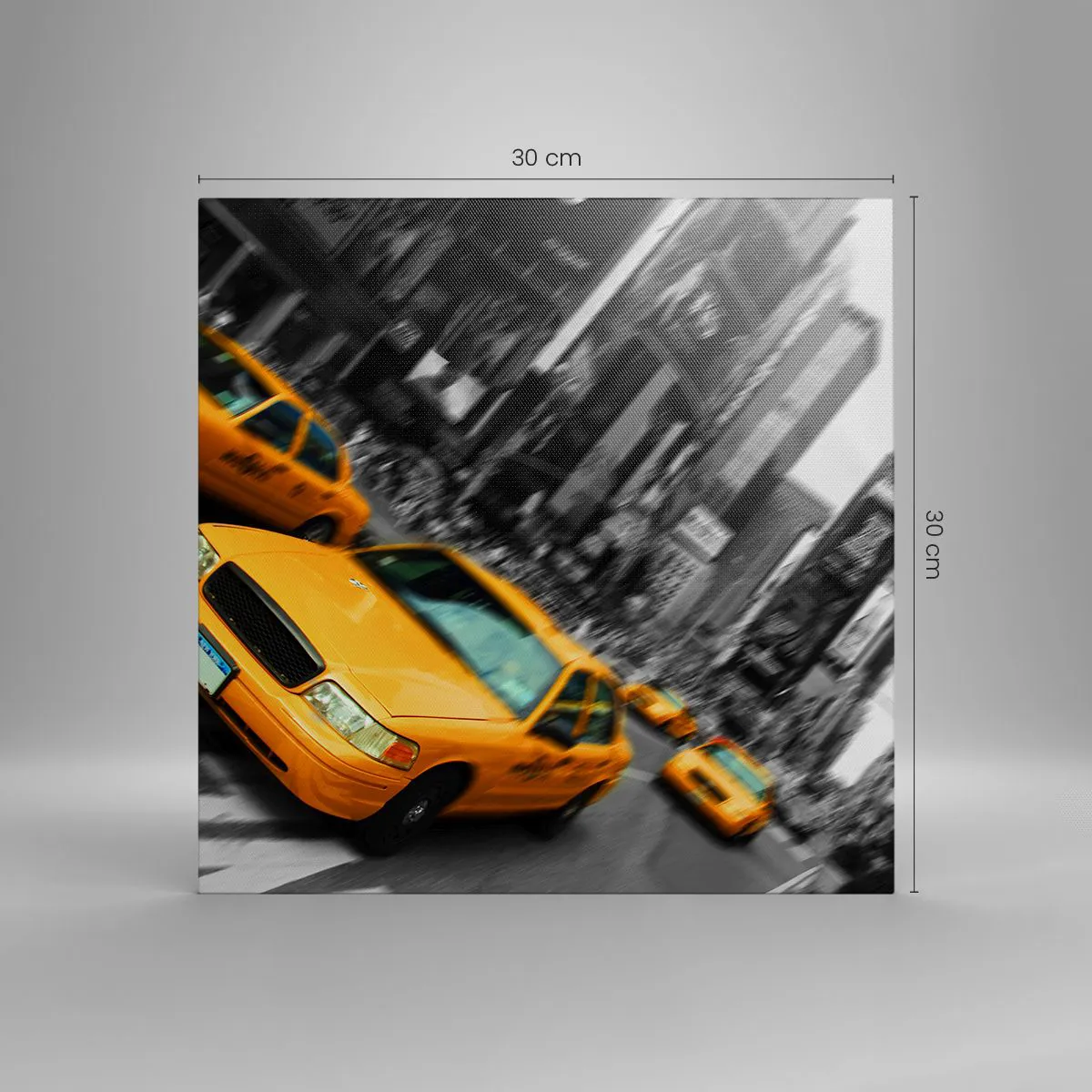 Canvas picture - New York Sun Drops - 30x30 cm