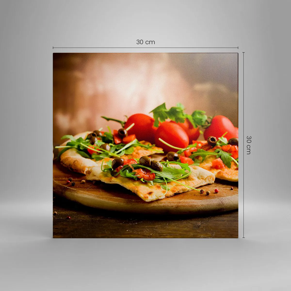 Obraz na płótnie - Prosto z pieca i z ogrodu - 30x30 cm
