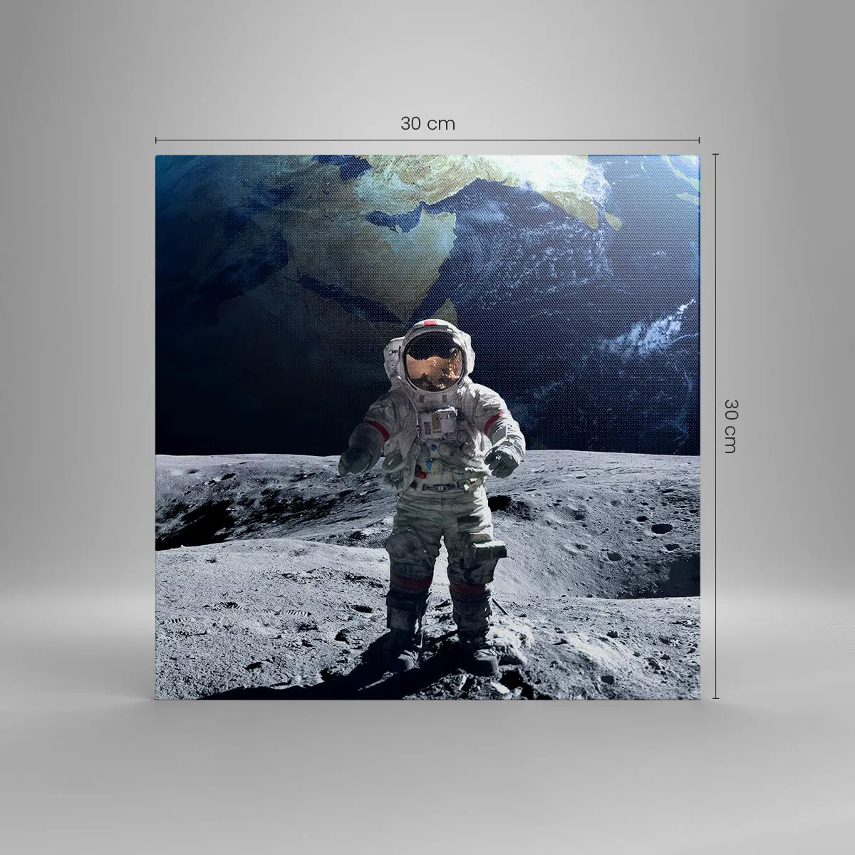 Impression sur toile - Image sur toile - Salutations de la lune - 30x30 cm