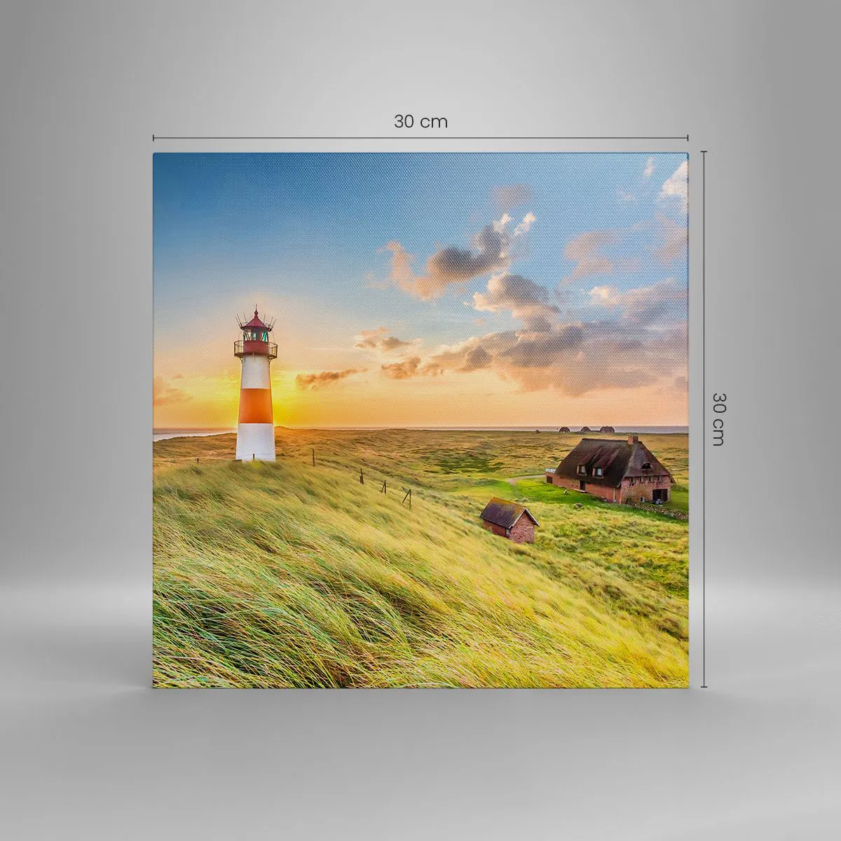 Impression sur toile - Image sur toile - Entre les vagues - 30x30 cm