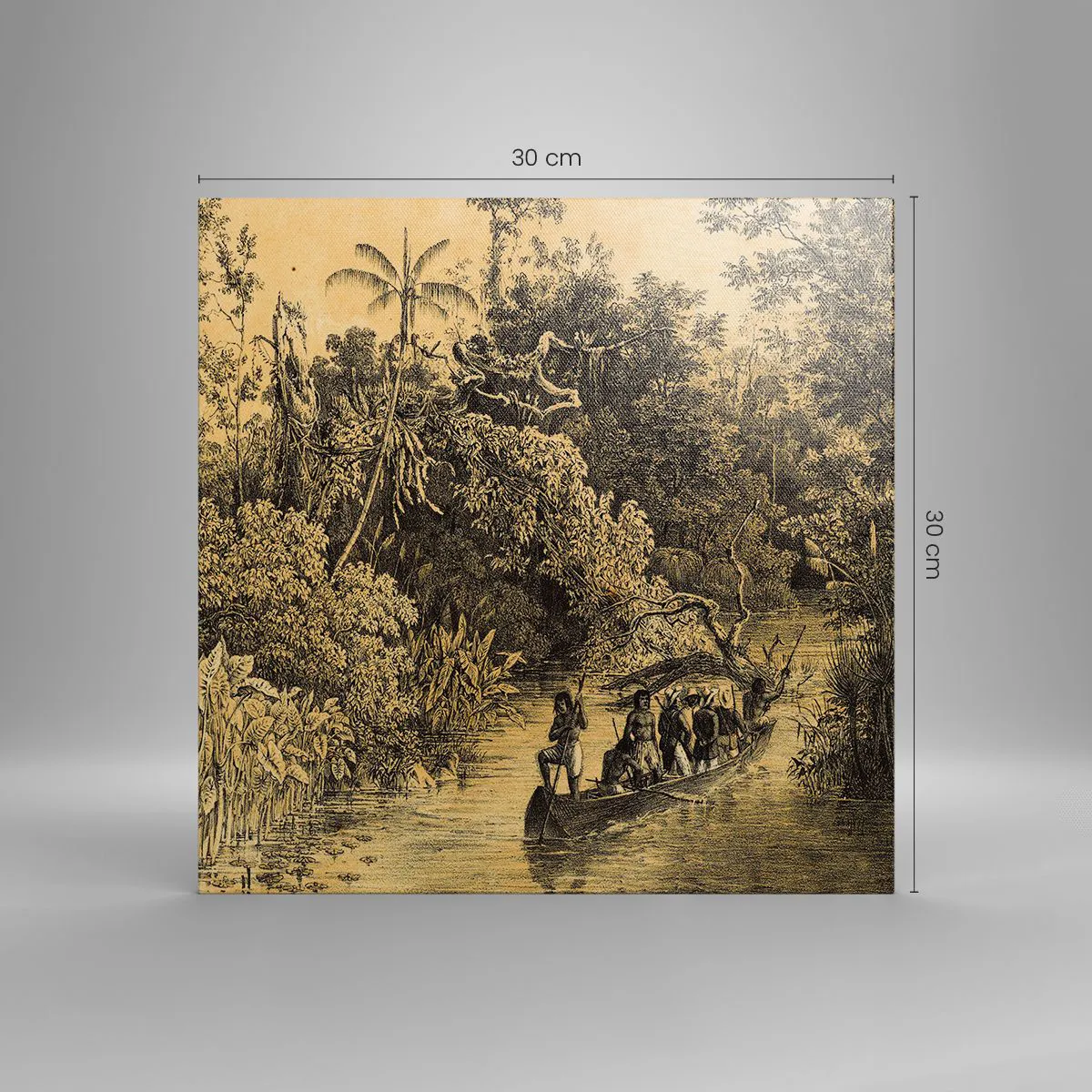 Vászonkép - Expedíció a forráshoz - 30x30 cm