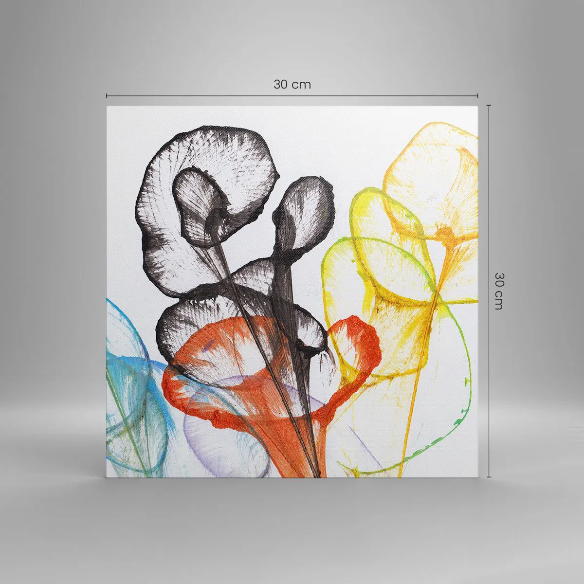 Canvas picture - Flowers with a Soul - 30x30 cm