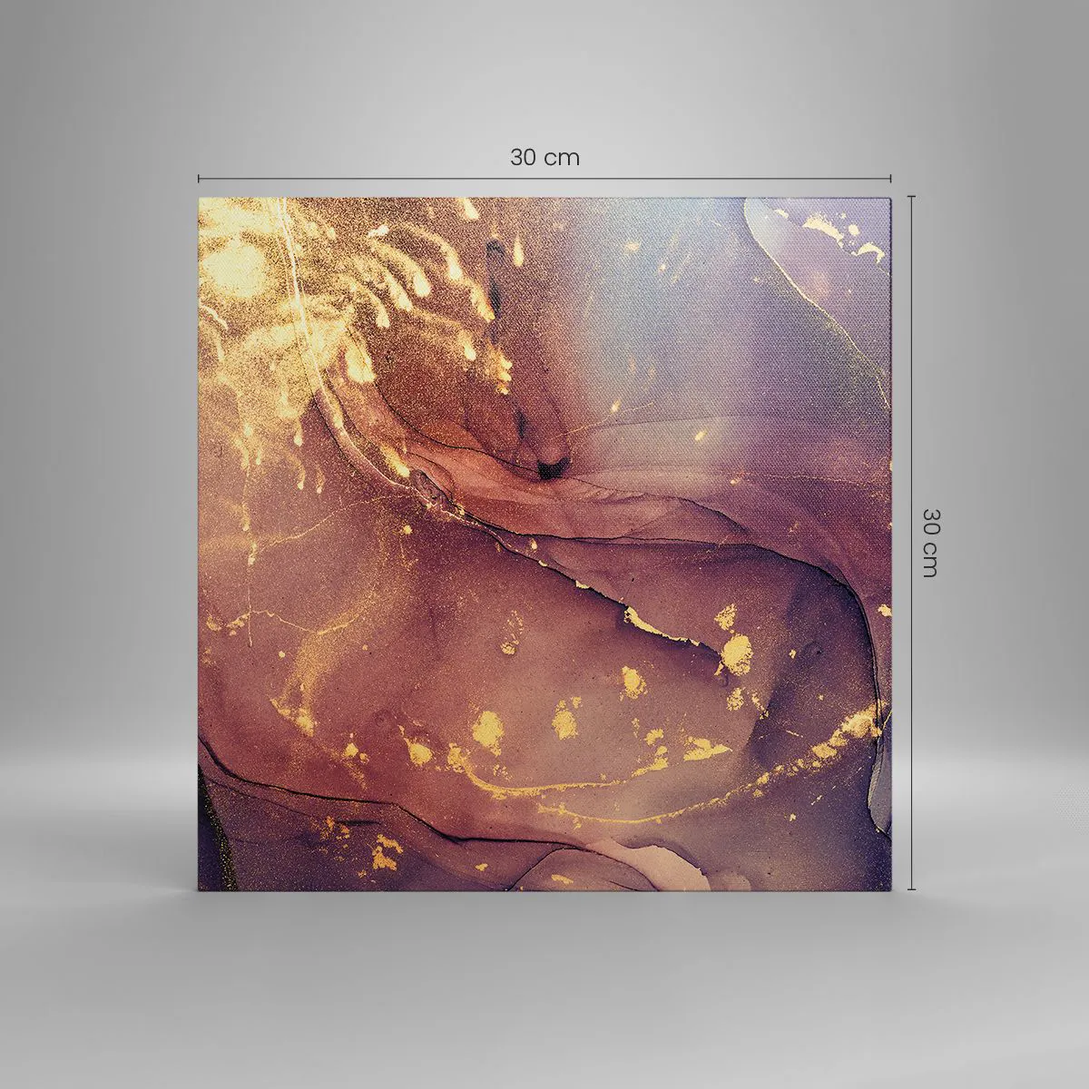 Impression sur toile - Image sur toile - Matière et esprit - 30x30 cm