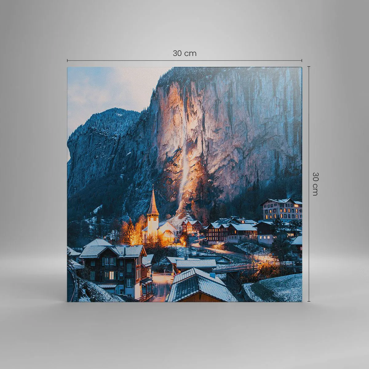 Vászonkép - A tél ragyogó szelleme - 30x30 cm