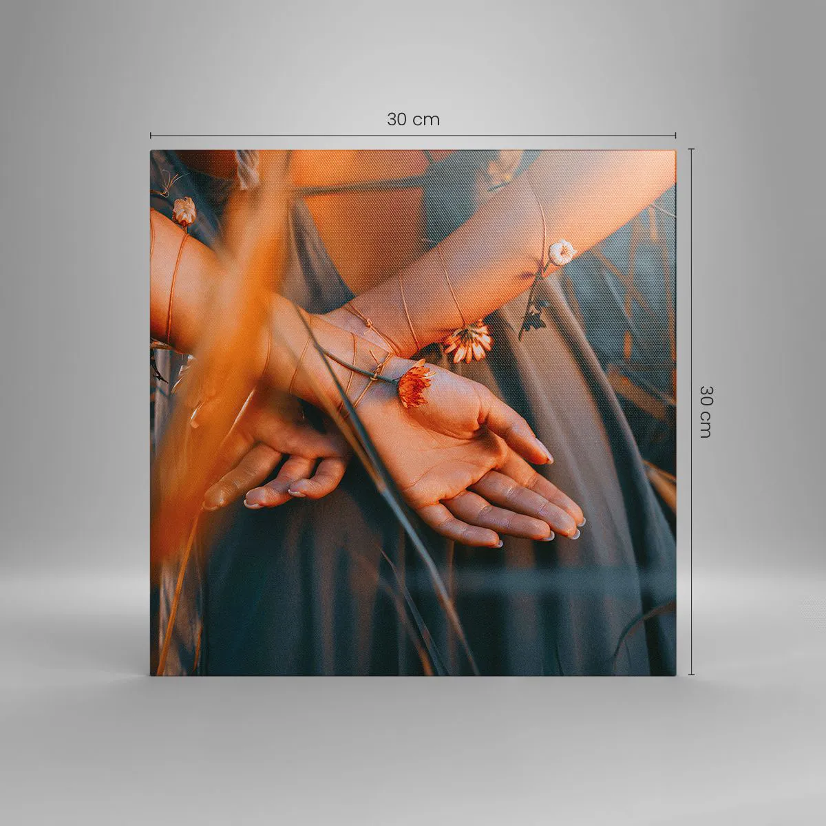 Impression sur toile - Image sur toile - Liée à la nature - 30x30 cm