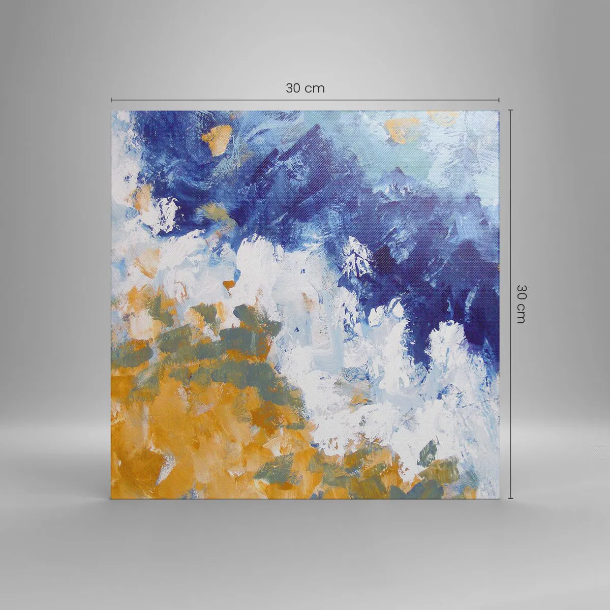 Cuadro sobre lienzo - Impresión de Imagen - Danza de los elementos - 30x30 cm