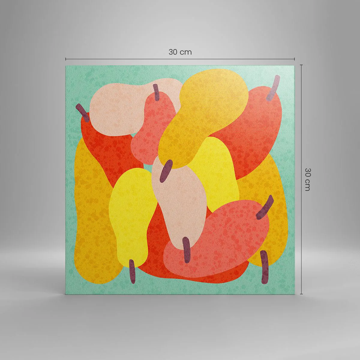 Impression sur toile - Image sur toile - Essayez le soleil d'été - 30x30 cm