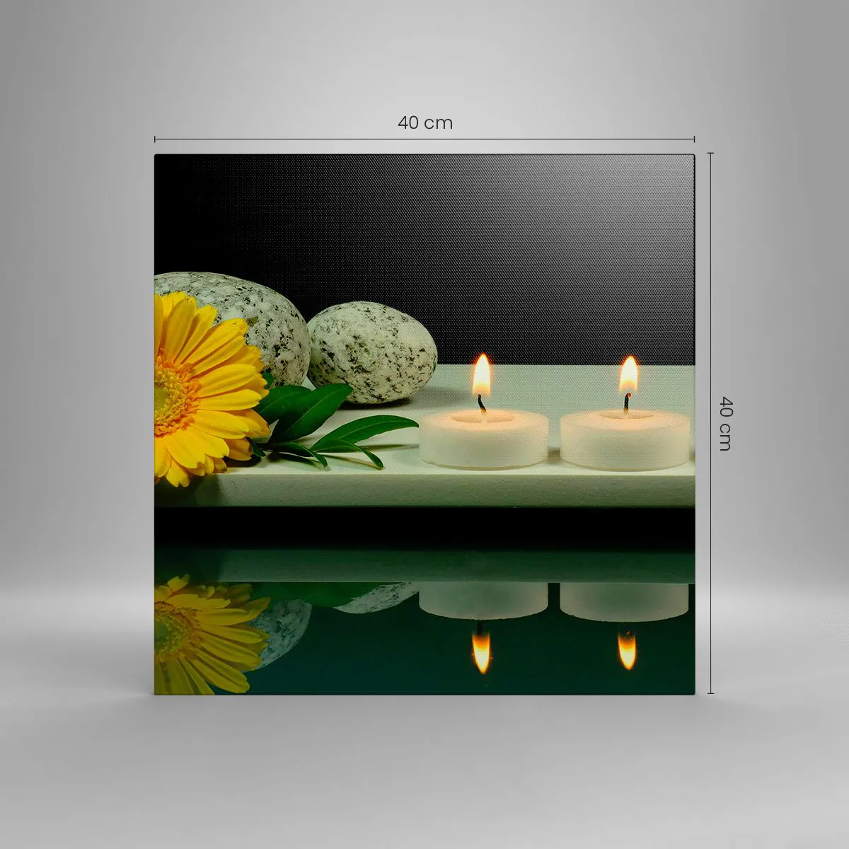 Obraz na płótnie - Ukojenie zmysłów - 40x40 cm