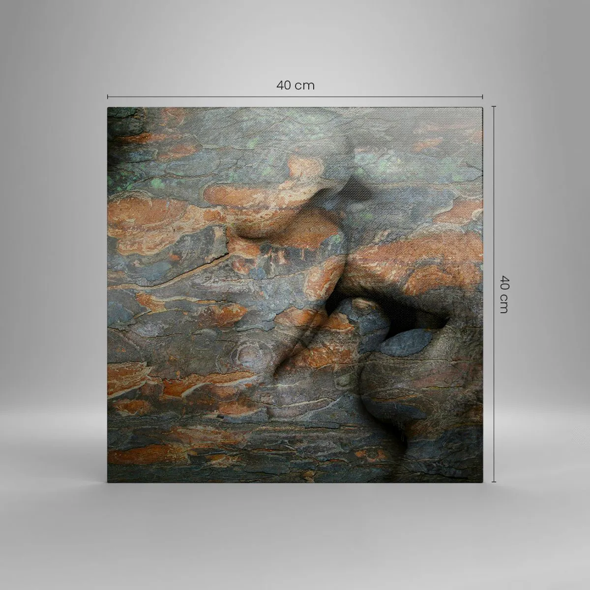 Obraz na płótnie - Na zawsze razem - 40x40 cm