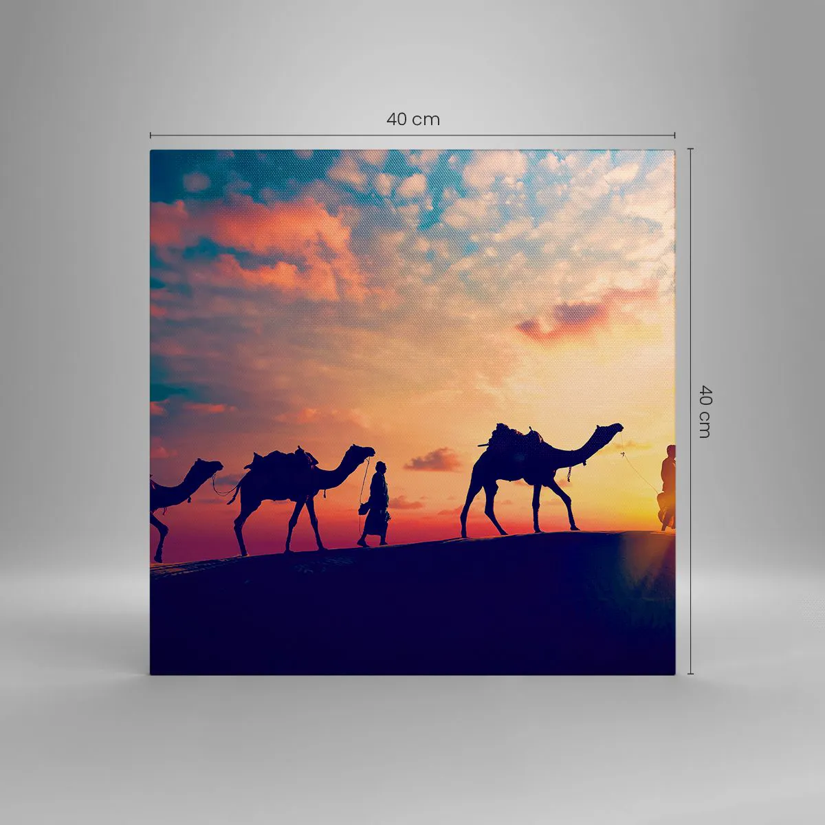 Impression sur toile - Image sur toile - L'esprit mystérieux de l'Orient - 40x40 cm