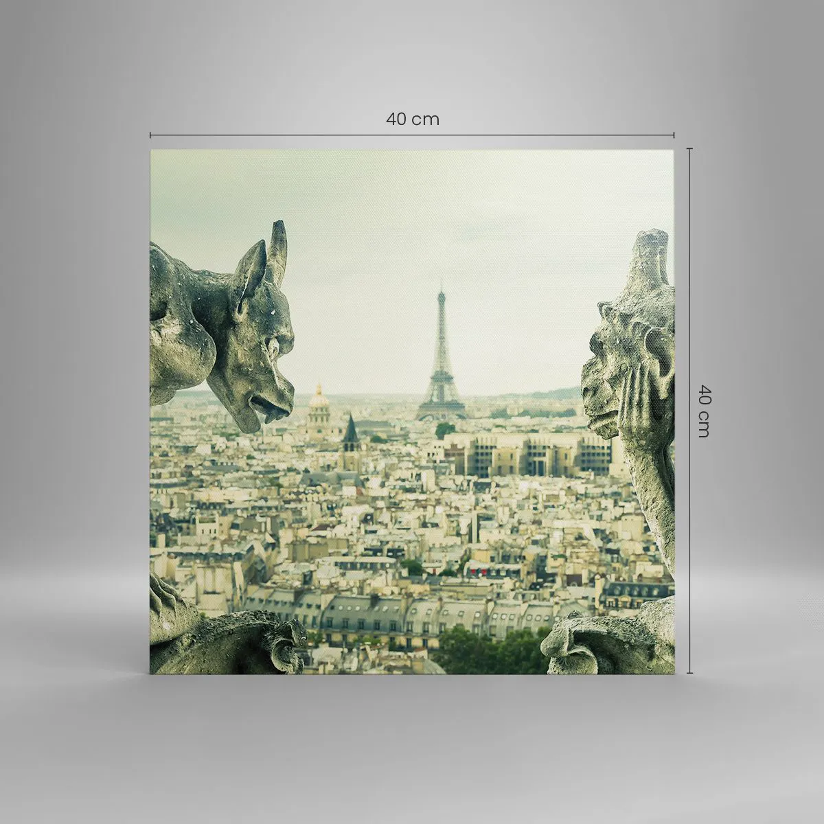 Vászonkép - Párizsi csevegés - 40x40 cm