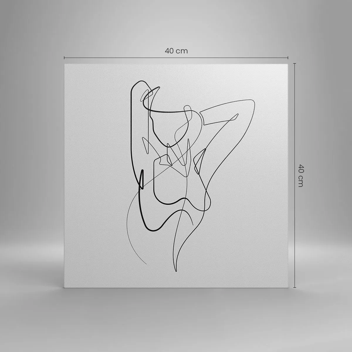 Vászonkép - Milyen vagy igazán…. - 40x40 cm