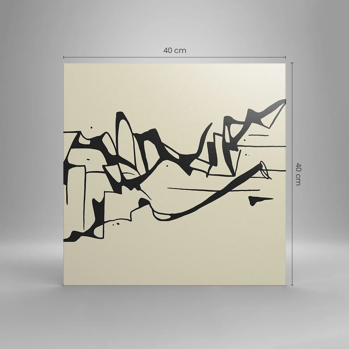 Impression sur toile - Image sur toile - Peut-être un paysage - 40x40 cm