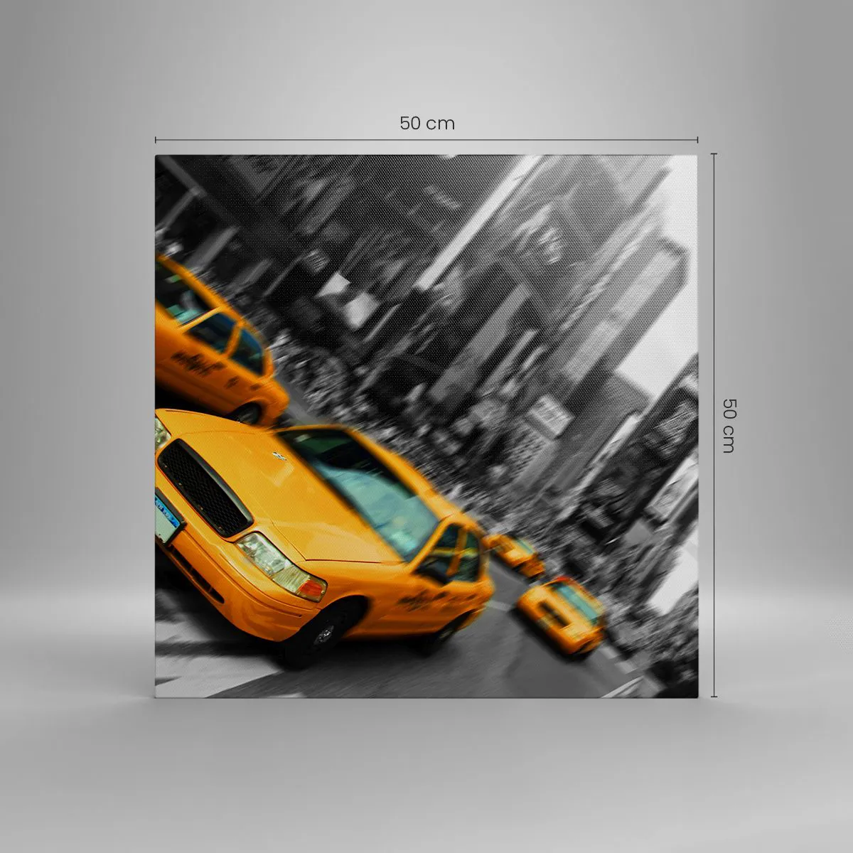 Obraz na płótnie - Nowojorskie krople słońca - 50x50 cm