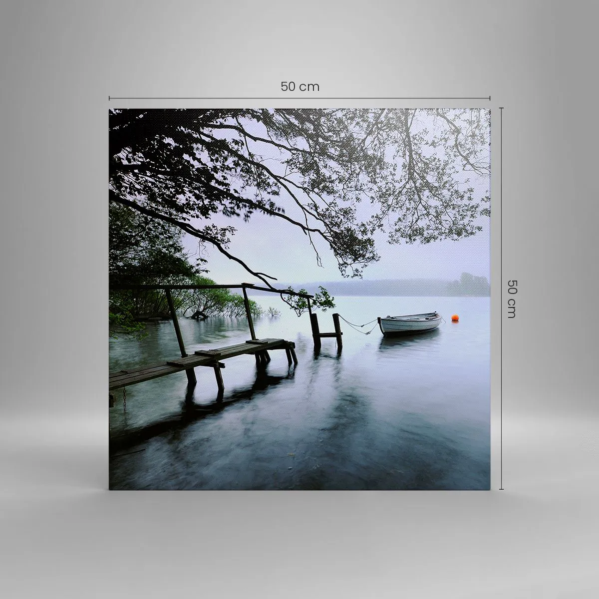 Schilderen op canvas - Je bent al aan het rusten - 50x50 cm