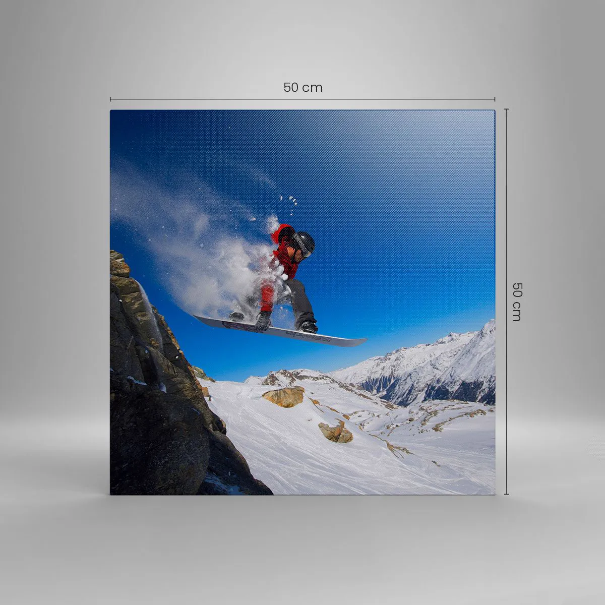 Canvas picture - And You Became Part of Space - 50x50 cm