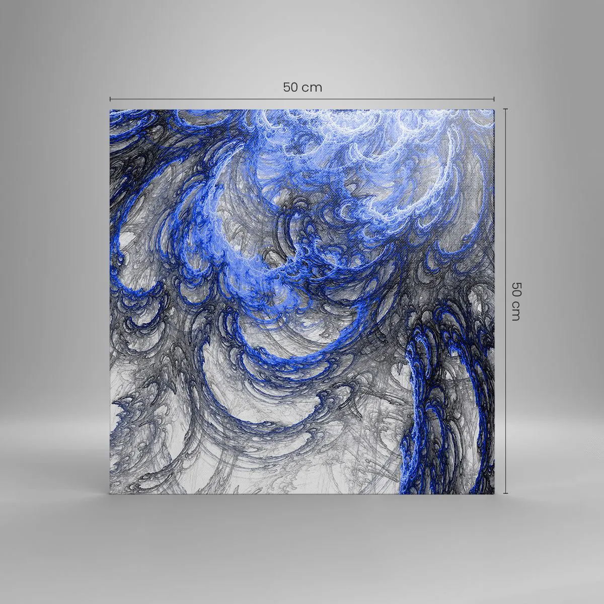 Impression sur toile - Image sur toile - La naissance d'une vague - 50x50 cm