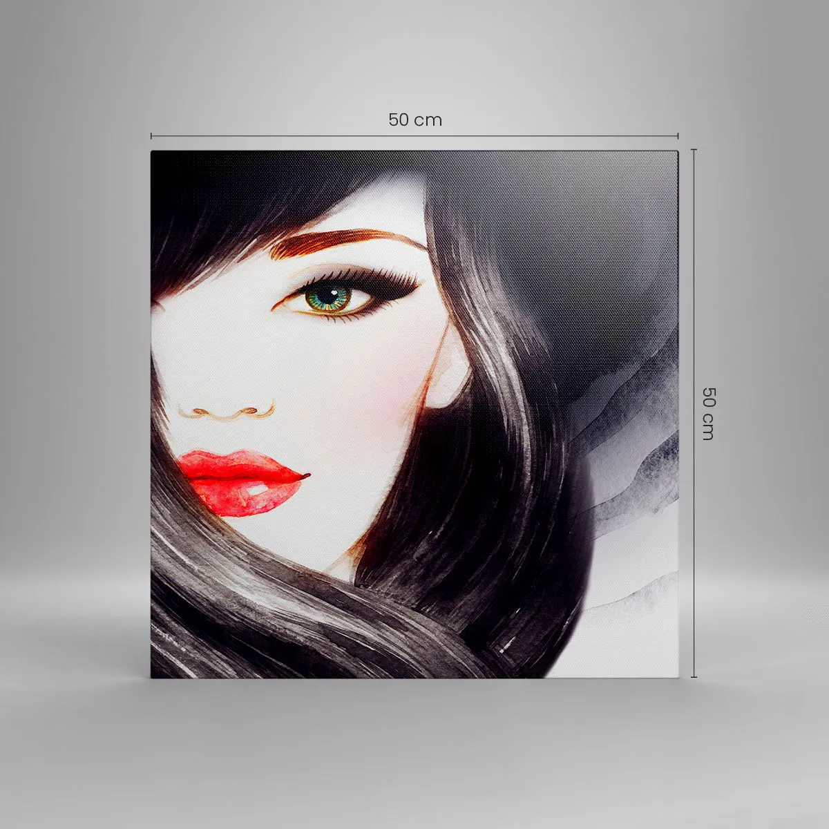 Vászonkép - Zafír tekintet - 50x50 cm