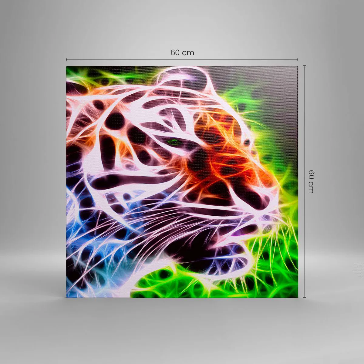 Tablou pe pânză - Aură amenințătoare - 60x60 cm