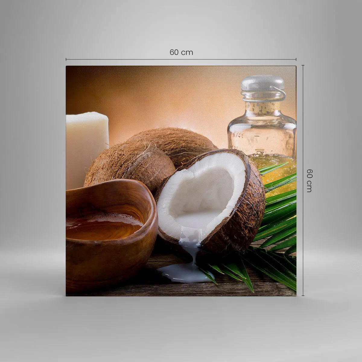 Vászonkép - Egészség a trópusi szigetekről - 60x60 cm