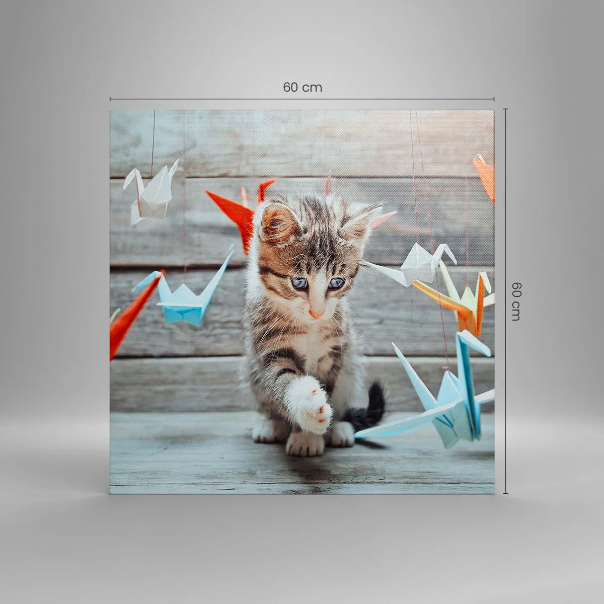 Obraz na płótnie - Pierwsza lekcja - 60x60 cm