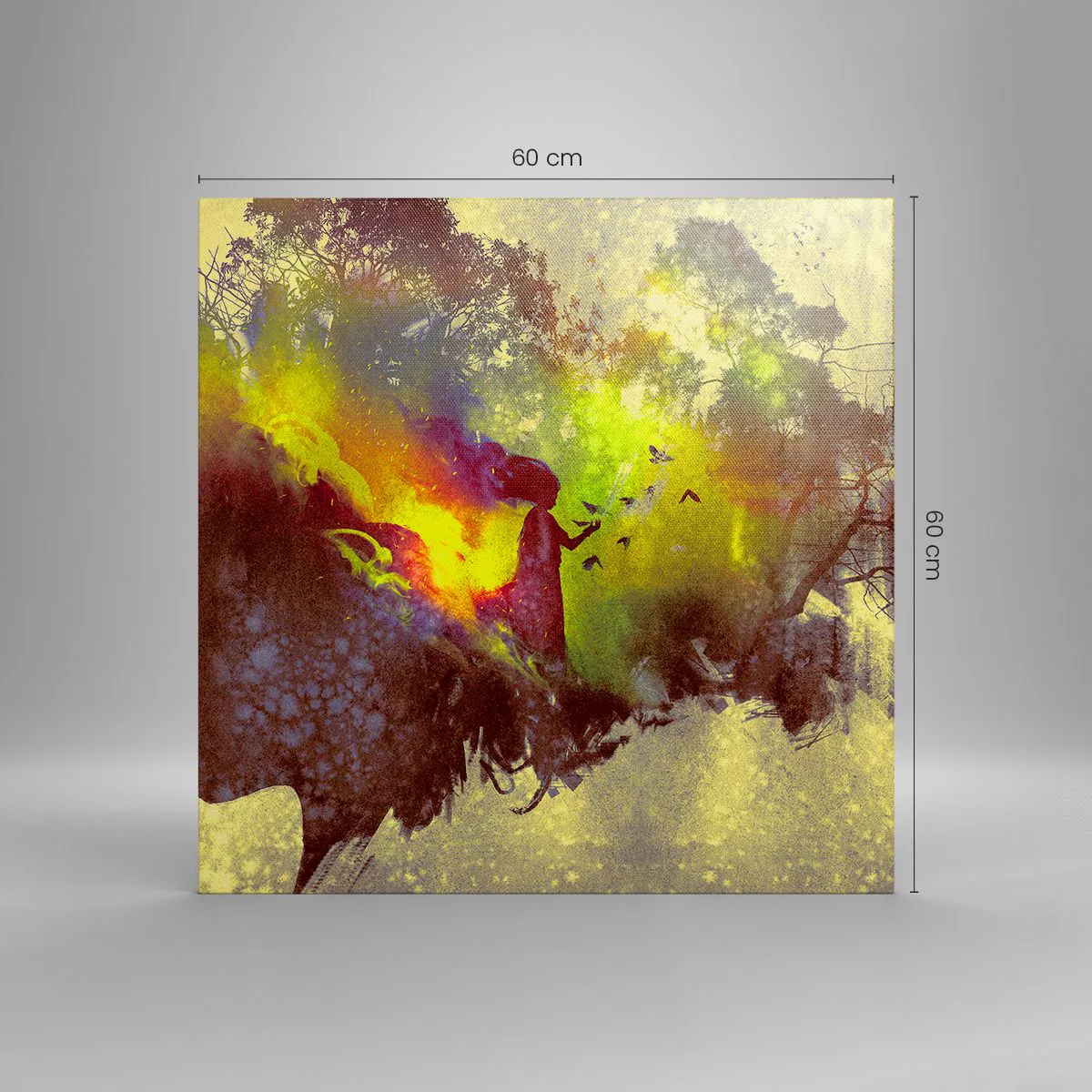 Impression sur toile - Image sur toile - Mère Nature - 60x60 cm