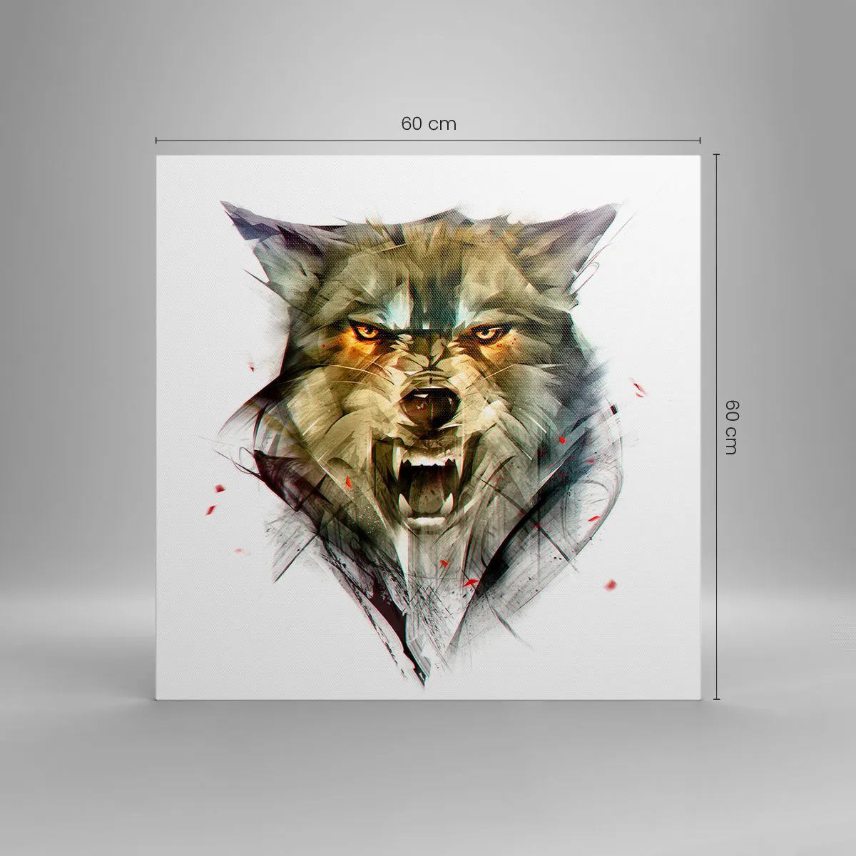 Impression sur toile - Image sur toile - Pas un pas ! - 60x60 cm