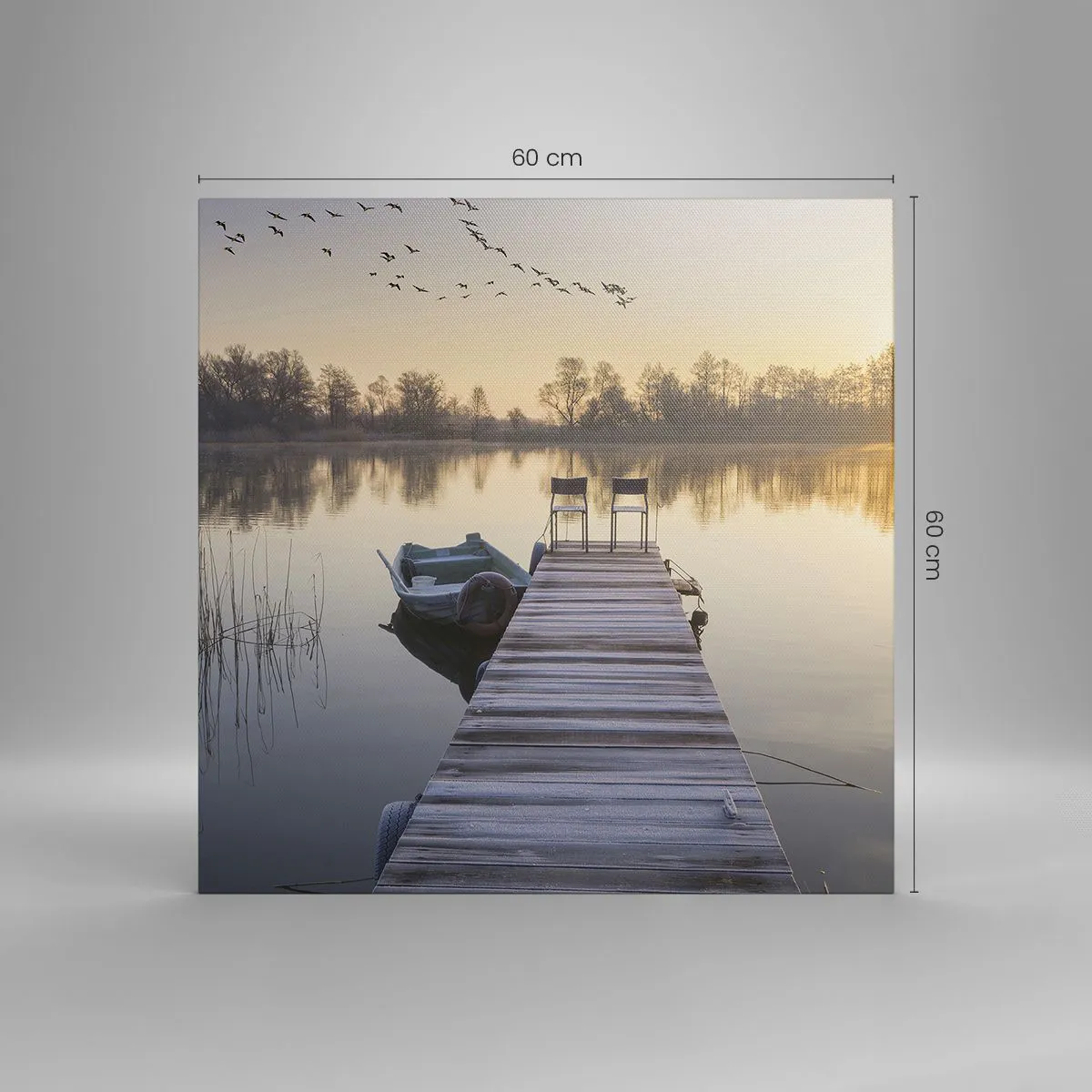 Obraz na płótnie - Wrócę za jakiś czas - 60x60 cm