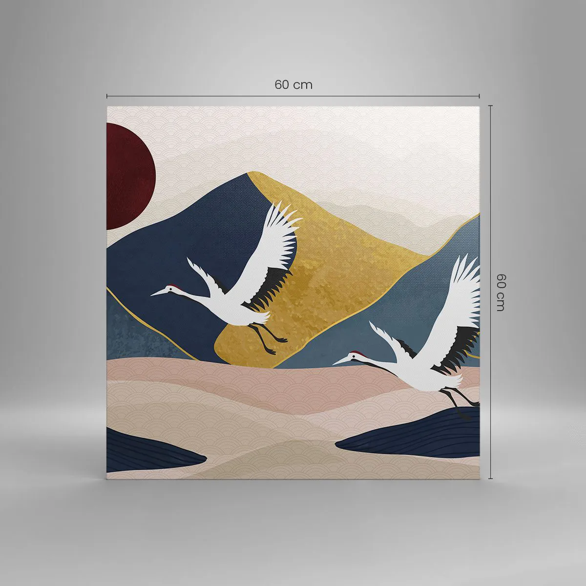 Obraz na płótnie - I znowu ZLECIAŁ dzień - 60x60 cm