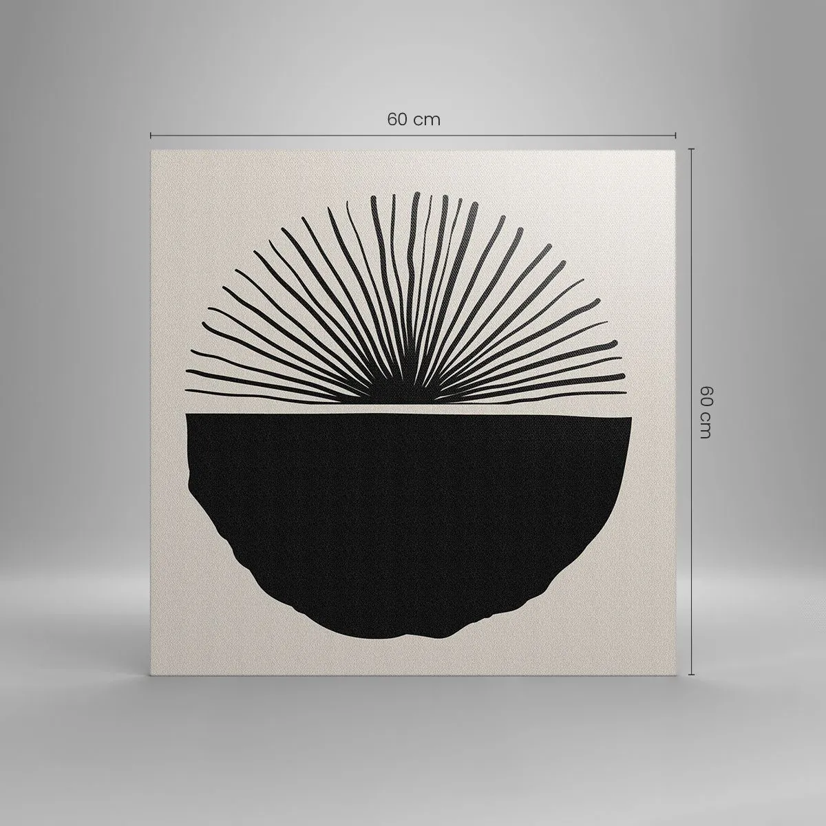 Lærredstryk - Billede på lærred - En vifte af muligheder - 60x60 cm