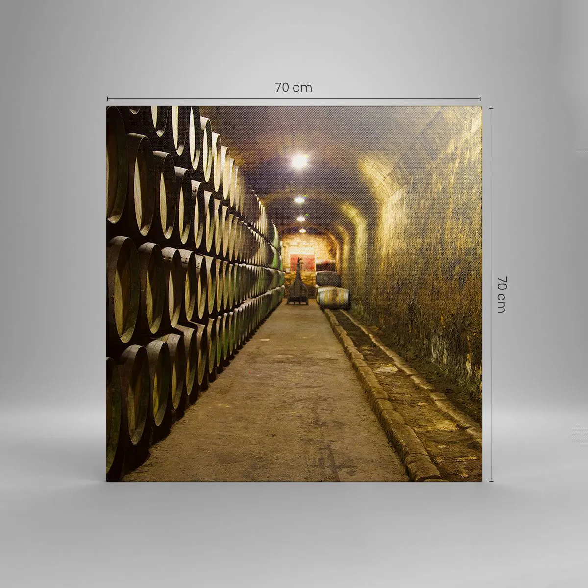 Vászonkép - Jó lefeküdni - 70x70 cm