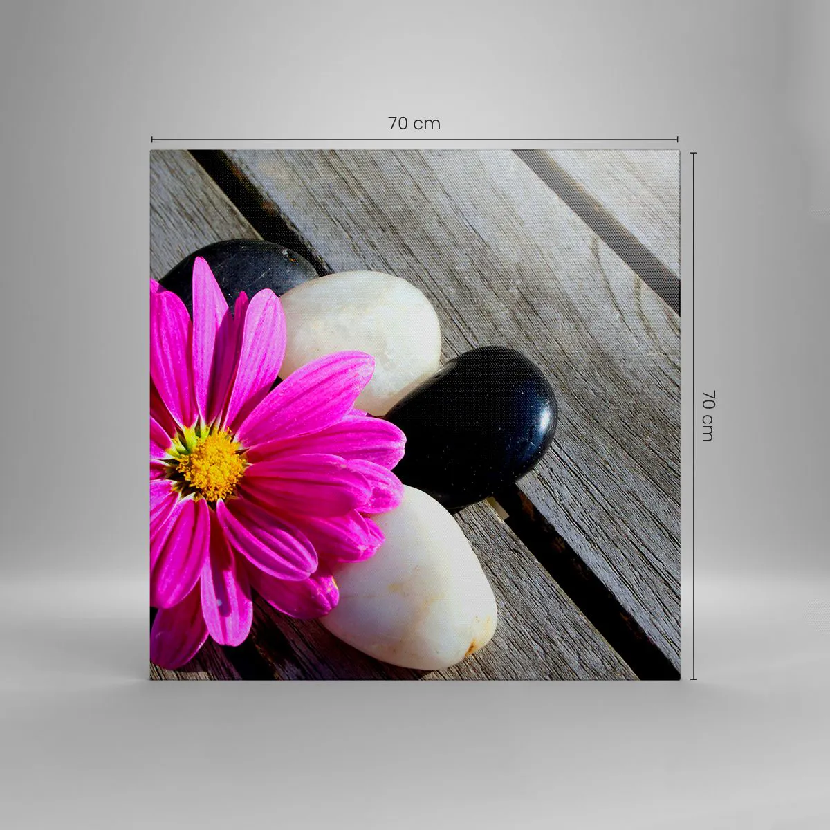 Canvas picture - Rest on a Pier - 70x70 cm