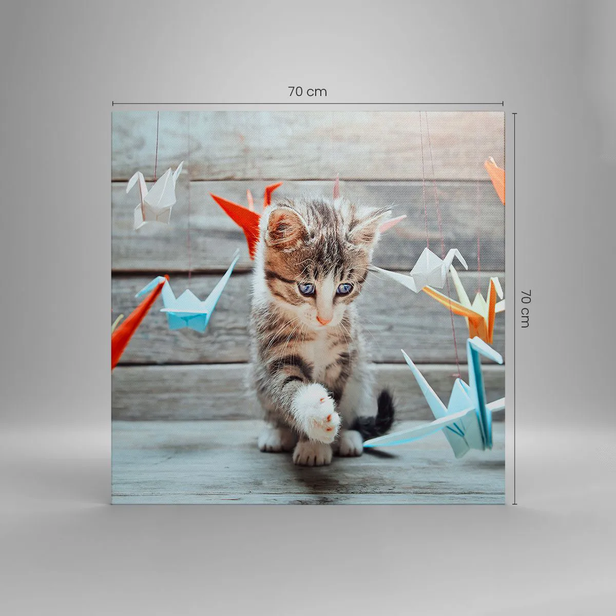 Bild auf Leinwand - Leinwandbild - Erste Stunde - 70x70 cm