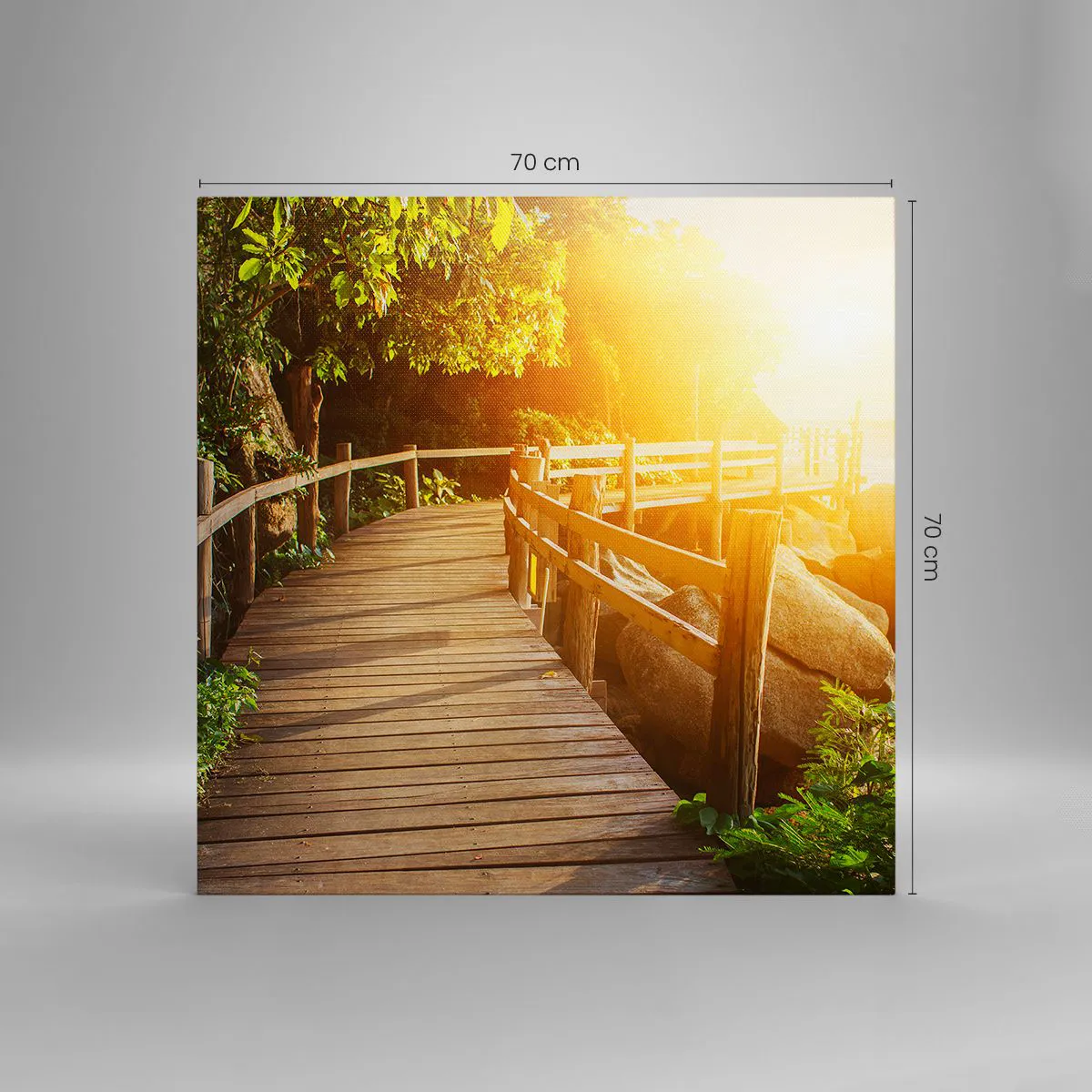 Canvas picture - Another Bend, New Wonders - 70x70 cm