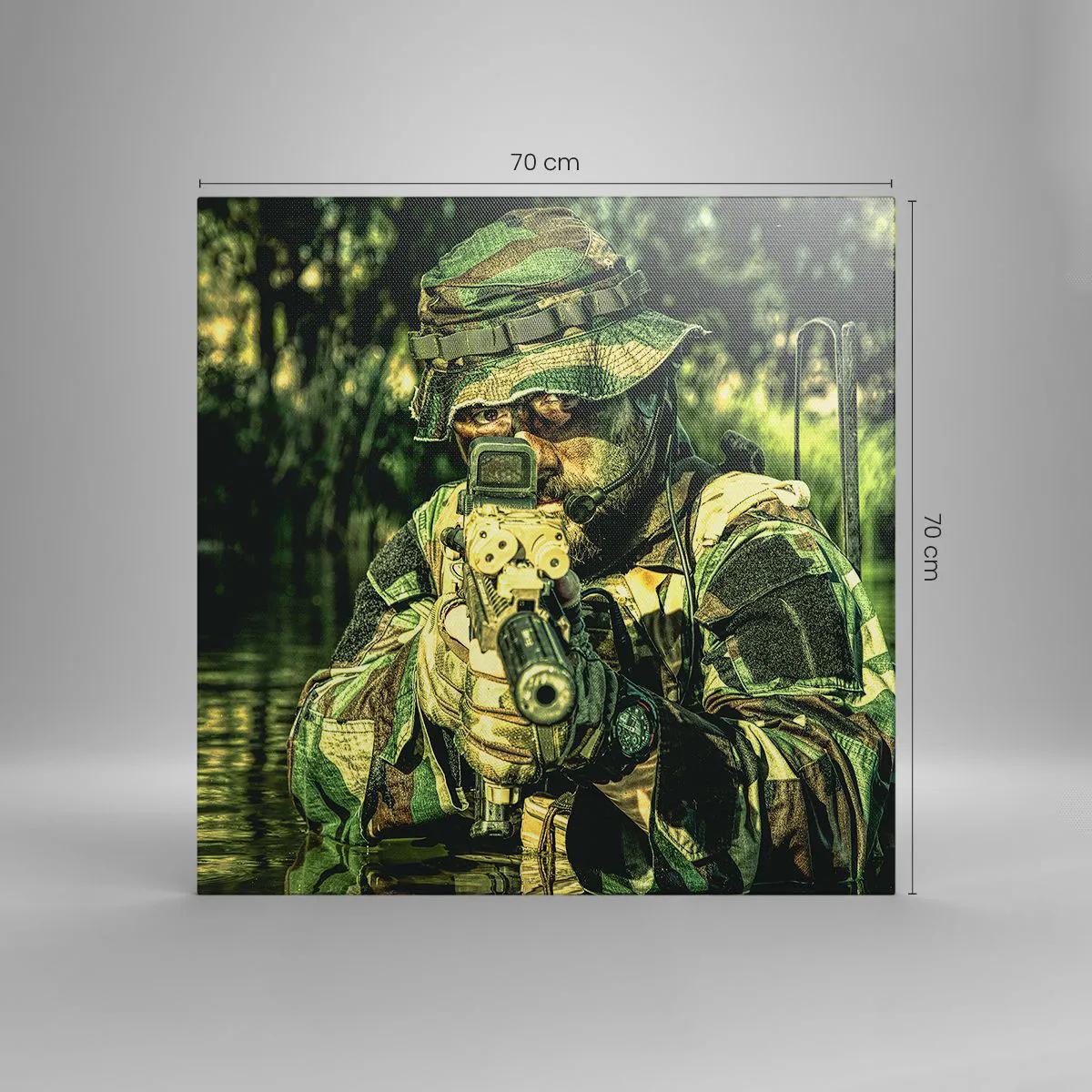 Bild auf Leinwand - Leinwandbild - Das Beste vom Besten - 70x70 cm